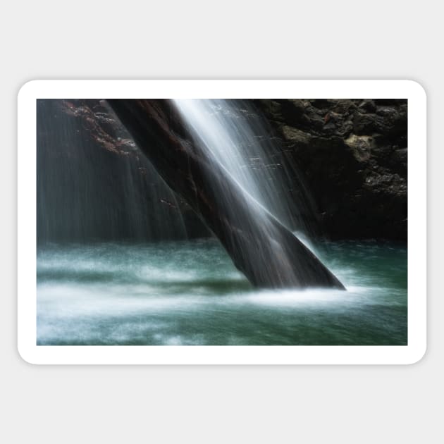 The Base of Cave Creek Falls Sticker by krepsher